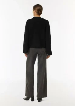 Strick-Poncho mit Stehkragen-Comma New