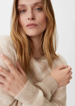 Strickpulli aus Alpakamix-Comma Outlet