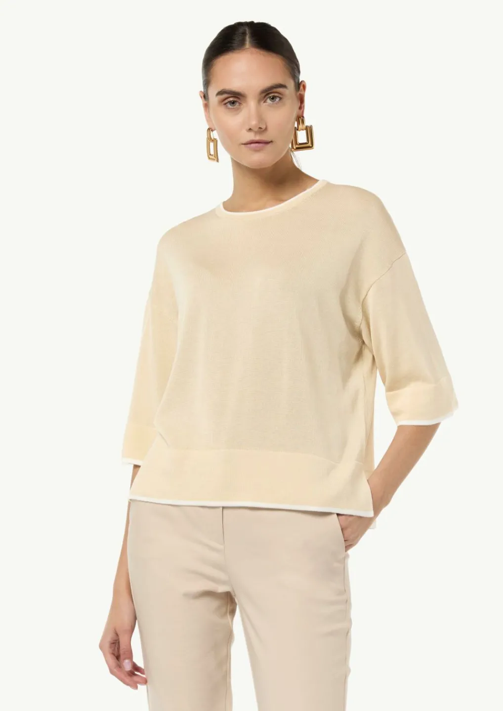 Strickpullover aus Lyocellmix-Comma Fashion