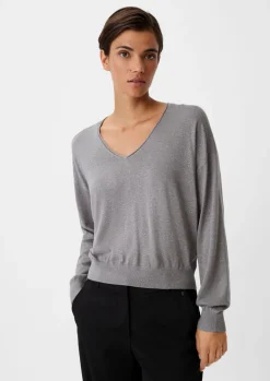 Strickpullover mit Glitzergarn-Comma Outlet