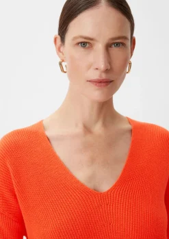 Strickpullover mit Muster-Detail-Comma Discount