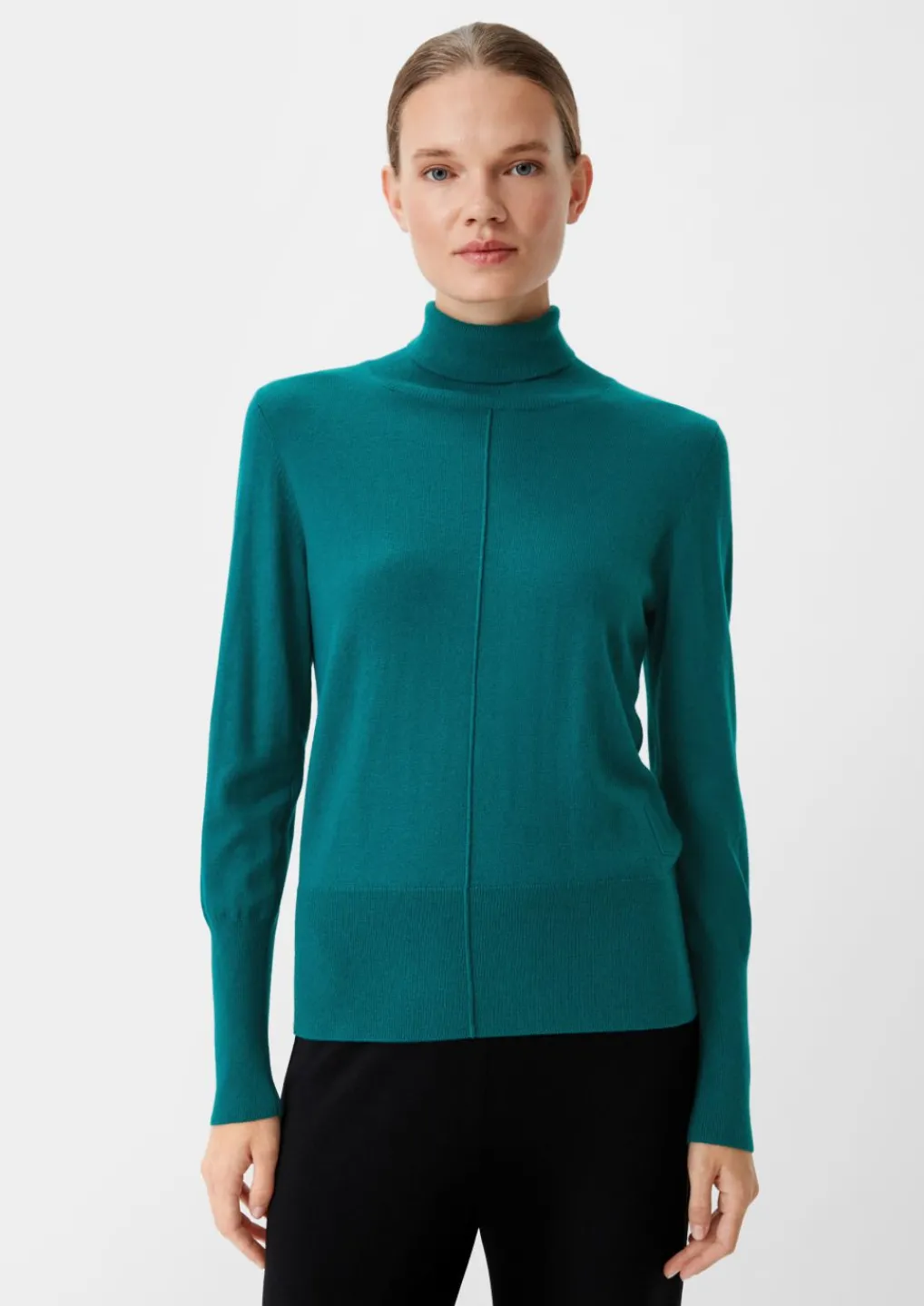 Strickpullover mit Rippmuster-Comma Best