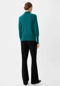 Strickpullover mit Rippmuster-Comma Best