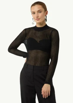 Strickpullover mit Rippstruktur-Comma Online