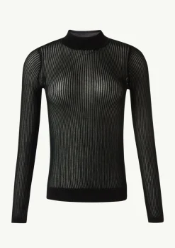 Strickpullover mit Rippstruktur-Comma Online