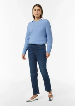 Strickpullover mit Rippstruktur-Comma Best