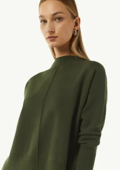 Strickpullover mit seitlich geschlitztem Saum-Comma Sale