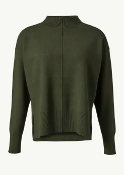 Strickpullover mit seitlich geschlitztem Saum-Comma Sale