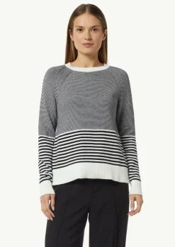 Strickpullover mit variierendem Streifenmuster-Comma Sale