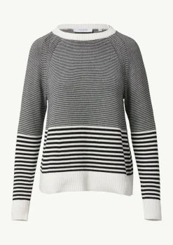 Strickpullover mit variierendem Streifenmuster-Comma Sale