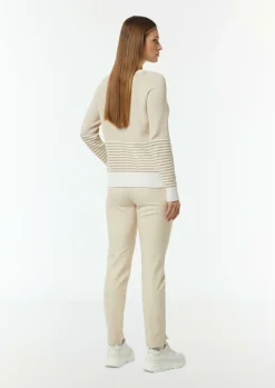 Strickpullover mit variierendem Streifenmuster-Comma Clearance