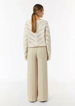 Strickpullover mit zarten Pailletten-Comma Online