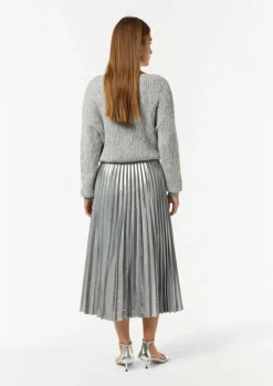 Strickpullover mit Zopfmuster-Comma Discount
