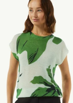Strickpullunder mit All-over-Print-Comma Clearance