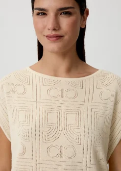 Strickpullunder mit Lochstickerei-Comma Sale