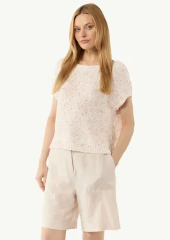 Strick-Shirt mit überschnittenen Schultern im Boxy-Look-Comma Sale