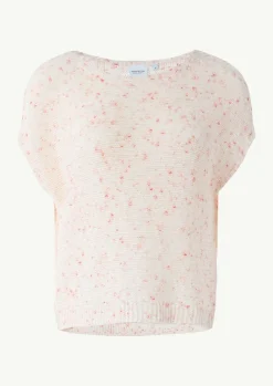 Strick-Shirt mit überschnittenen Schultern im Boxy-Look-Comma Sale