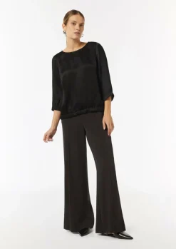 Strukturierte Bluse aus Viskose-Comma New