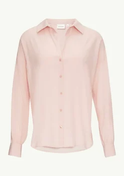 Strukturierte Bluse mit Hemdkragen-Comma Outlet