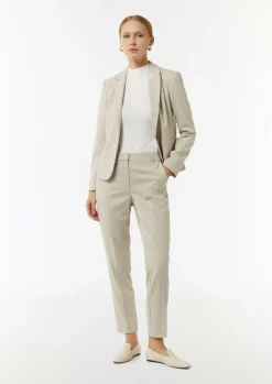 Strukturierte Cigarette-Pants mit Bügelfalten-Comma Sale