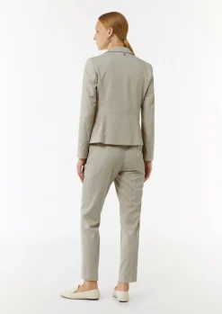 Strukturierter Blazer mit Reverskragen-Comma Hot