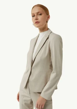 Strukturierter Blazer mit Reverskragen-Comma Hot