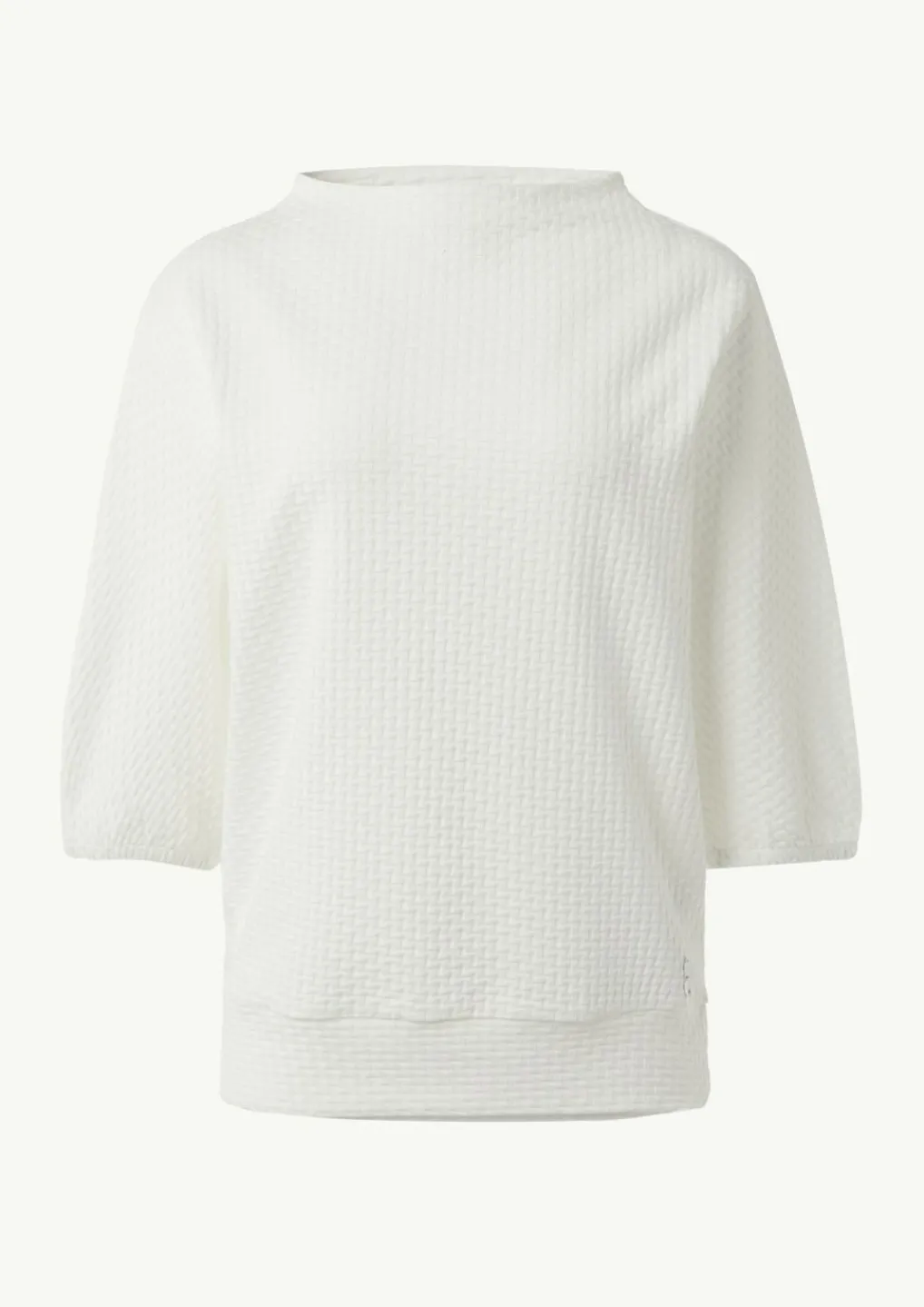 Strukturiertes Shirt mit Fledermausärmeln-Comma New