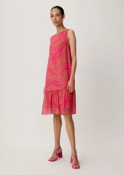 Stufenkleid aus Chiffon-Comma Best