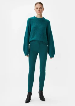 Super skinny: Twillhose aus Baumwollmix-Comma Clearance
