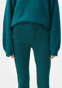 Super skinny: Twillhose aus Baumwollmix-Comma Clearance
