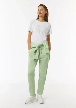 Sweat-Hose mit elastischem Bund und Eingrifftaschen-Comma Online