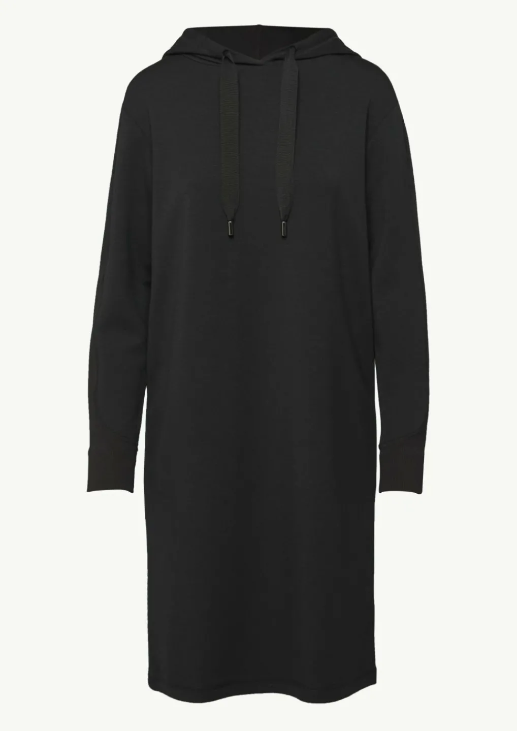 Sweat-Kleid mit Kapuze und Rückenprint-Comma New