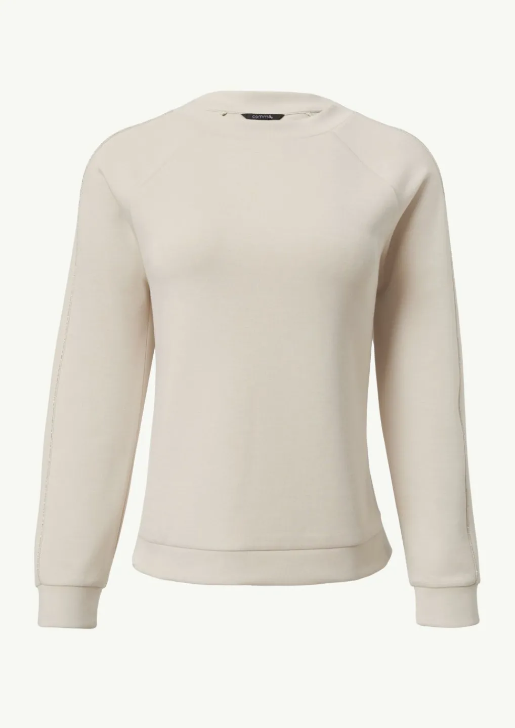 Sweatshirt aus Jersey mit Schmuck-Detail-Comma New