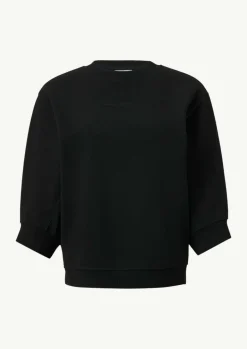 Sweatshirt mit Fledermausärmeln und schimmernden Details-Comma Fashion