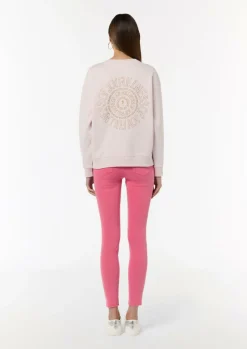 Sweatshirt mit Rückenstickerei-Comma Discount