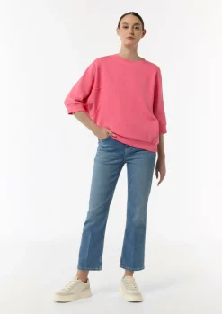 Sweatshirt mit 3/4-Ärmeln-Comma Outlet