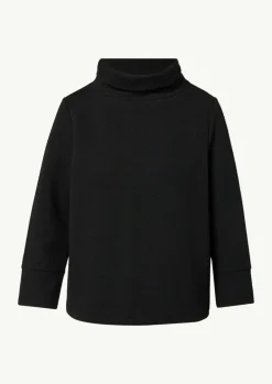 Sweatshirt mit Rollkragen und Strukturmuster-Comma Discount