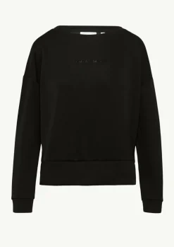 Sweatshirt mit Schmucksteinen-Comma Hot