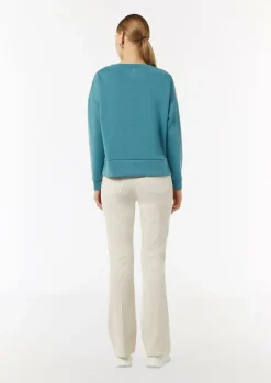 Sweatshirt mit Schmucksteinen-Comma Sale