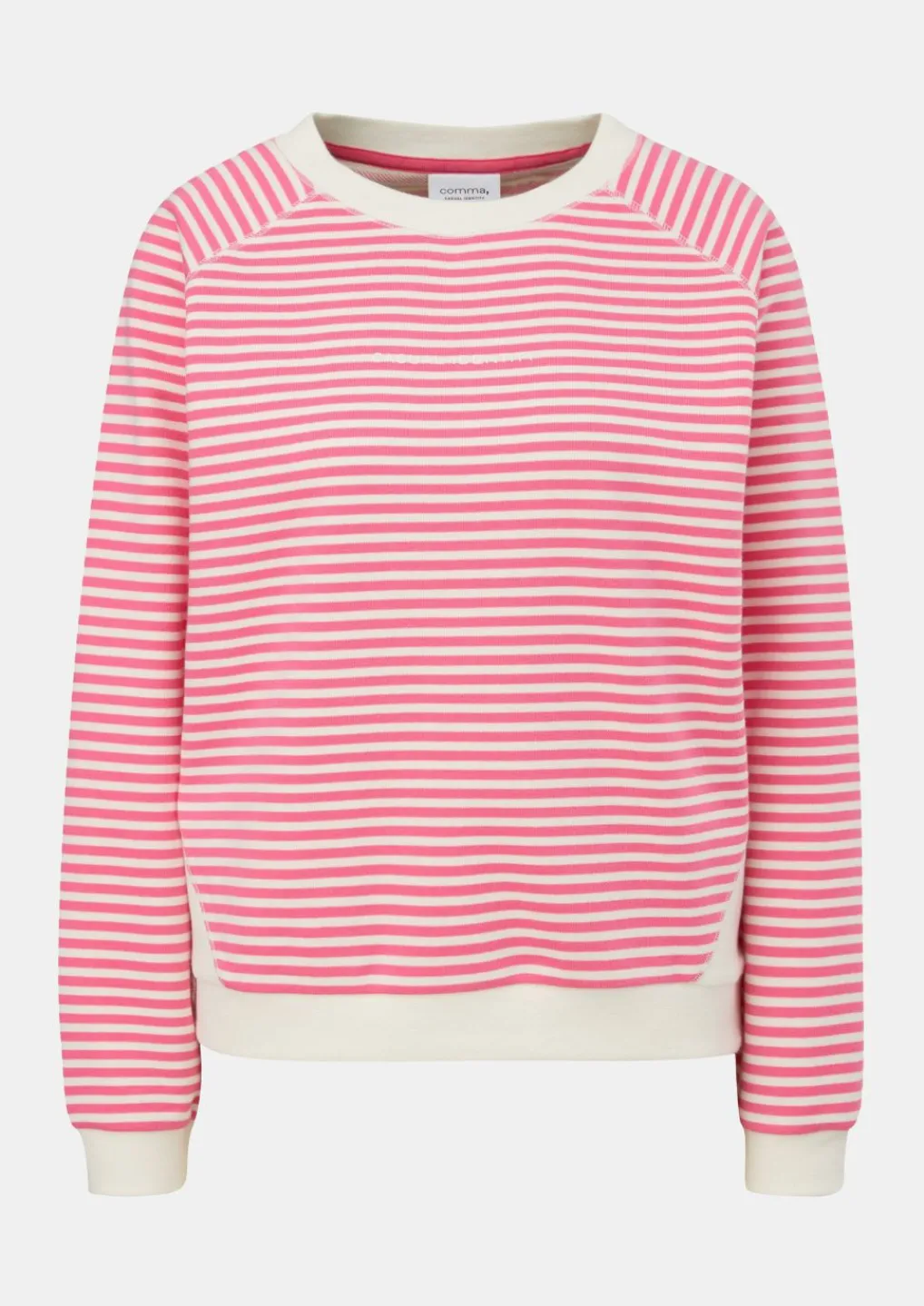 Sweatshirt mit Streifenmuster-Comma Online