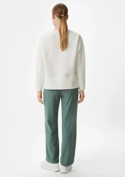 Sweatshirt mit Strukturmuster-Comma Online