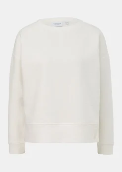 Sweatshirt mit Strukturmuster-Comma Online