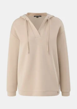 Sweatshirt mit tiefem V-Ausschnitt-Comma Sale