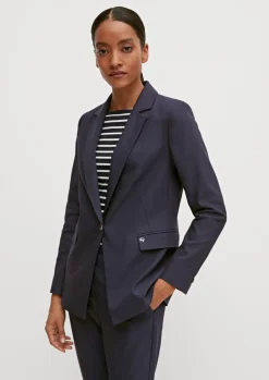Taillierter Blazer in Baumwollmix-Comma Hot