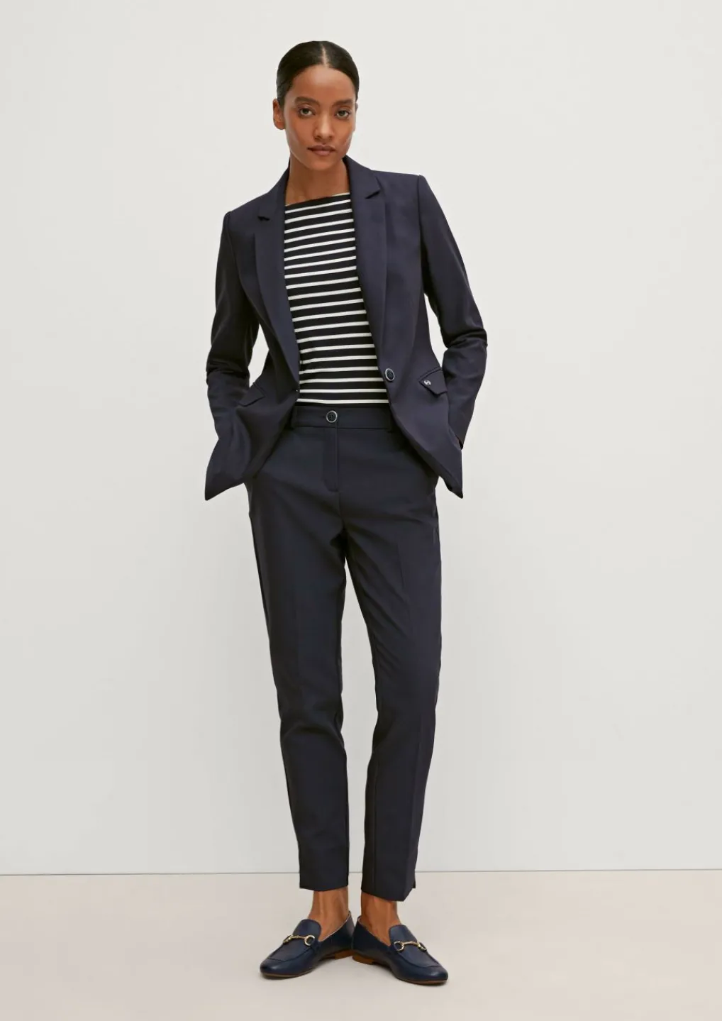 Taillierter Blazer in Baumwollmix-Comma Hot