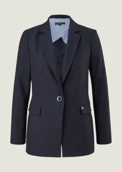 Taillierter Blazer in Baumwollmix-Comma Hot