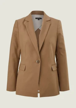 Taillierter Blazer in Baumwollmix-Comma Fashion