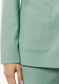 Taillierter Blazer mit abnehmbarem Logo-Pin-Comma Discount