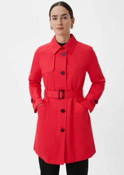 Taillierter Trenchcoat mit Bindegürtel-Comma New