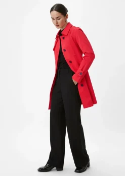 Taillierter Trenchcoat mit Bindegürtel-Comma New